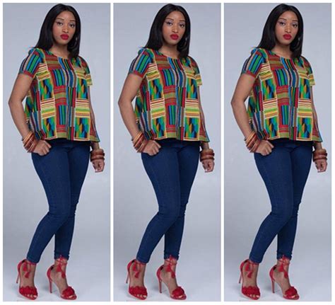 ankara top styles|30 Stylish And Trendy Ankara Tops To Wear With Jeans.